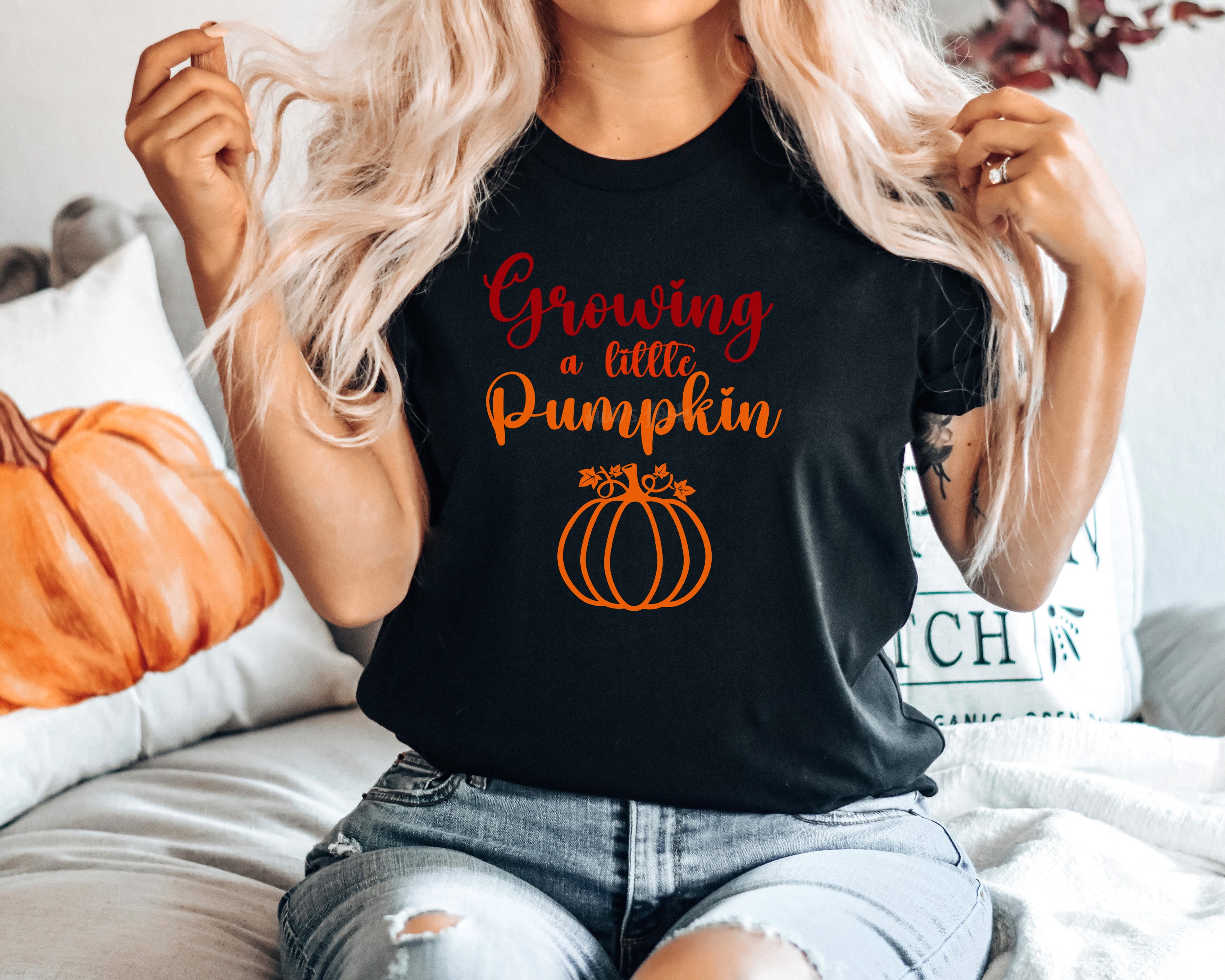 Growing A Little Pumpkin| Maternity Pregnancy Shirt