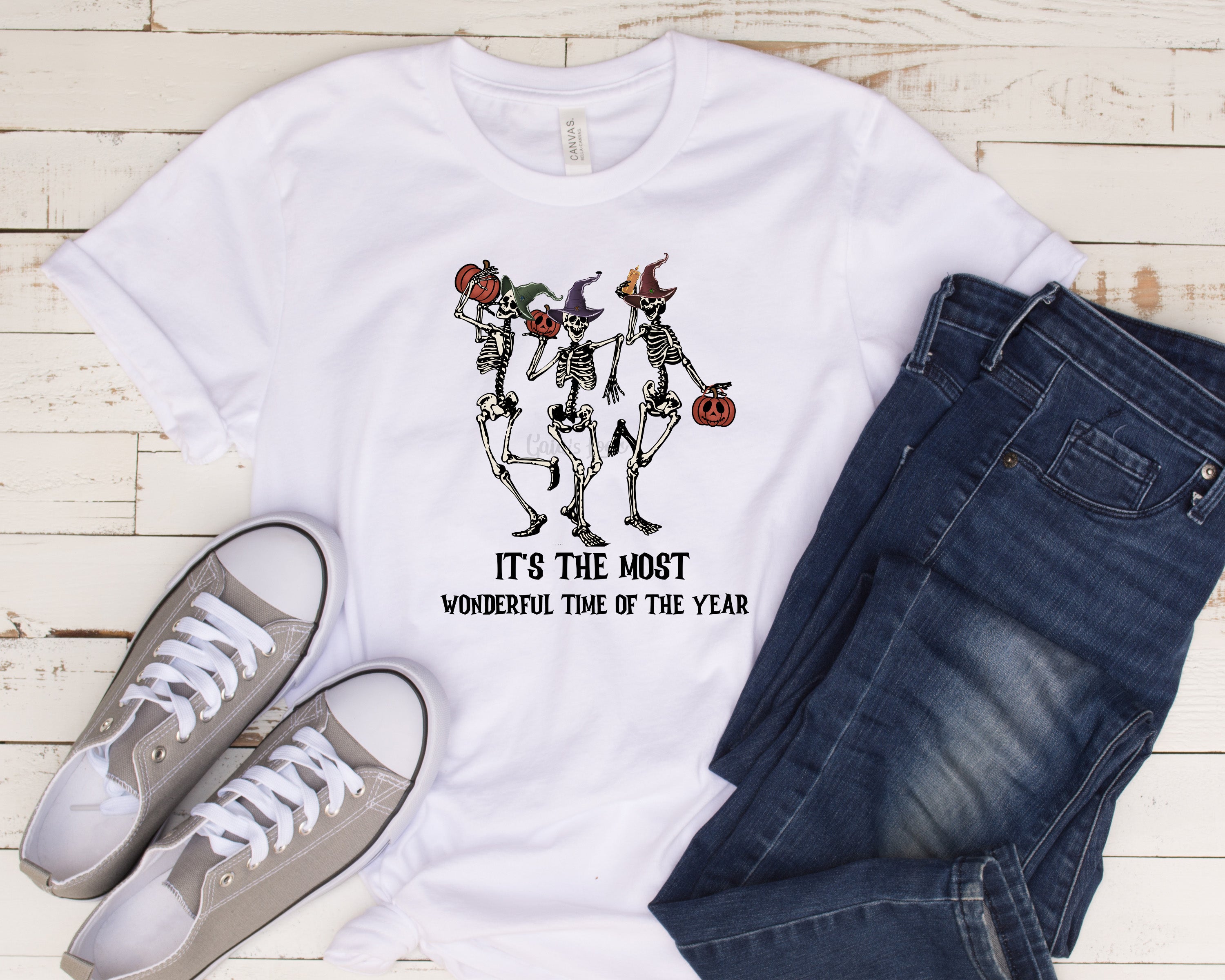 It's The Most Wonderful Time Of The Year| Halloween Skeleton Shirt