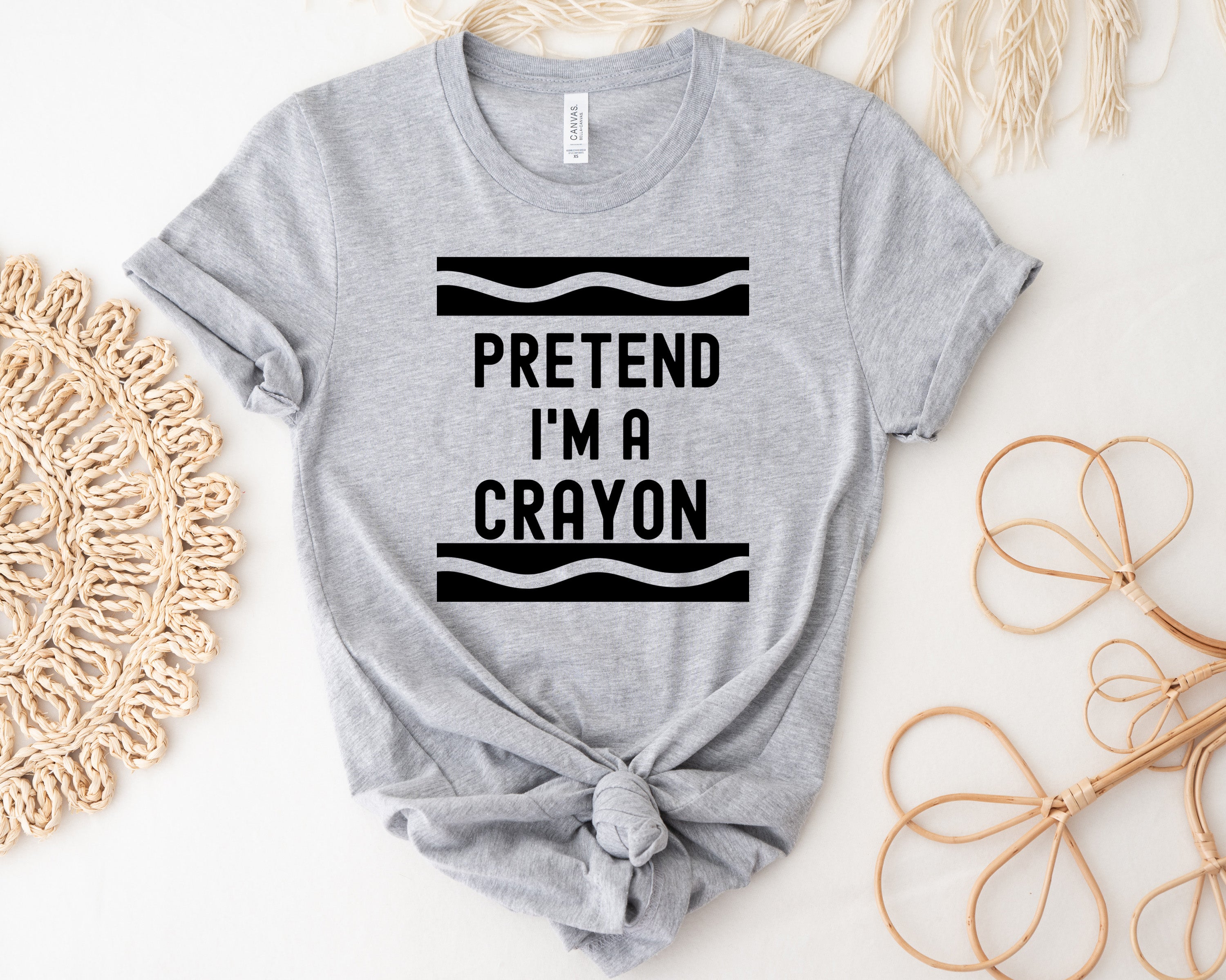 Pretend I'm A Crayon | Funny Halloween Shirt